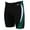 Black/Green/White, variant on (Price/each)Dolfin 8974C - Male Jammer Color Block-Black/Purple/White-28