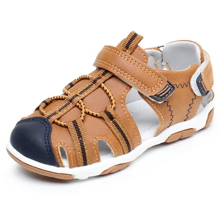

Blikcon Unisex-Child Summer Outdoor Beach Sports Closed-Toe Sandals(Toddler)