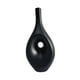 thumbnail image 2 of Jarrón de flores, jarrón decorativo de arte, adorno de escritorio, elegante arreglo floral para Negro, 2 of 8