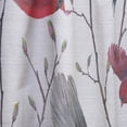 thumbnail image 4 of DESIGN ART Designart 'Pattern with Birds' Farmhouse Curtain Single Panel 52 in. wide x 108 in. high - 1 Panel 108 Inches, 4 of 5