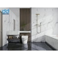 thumbnail image 2 of Faux Marble Wall Panels - Sample - Glossy - White, Grey, Black Veins, 2 of 9