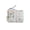 Blue, variant on Quilted Cotton Toiletry Bag Cute Flower Pattern Coin Purse Small Makeup Pouches Women Girls Storage Bag