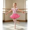 thumbnail image 3 of Aideaone Girls Ballet Leotards Dance Leotard Circle Skirt Ruffer Sleeve Ballerina Dresses with Skirted Shorts for Kid 5 - 8T, 3 of 5