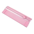 thumbnail image 3 of AMLESO A4 Paper Cutter Lightweight Crafts Portable Sturdy DIY Manual Tool Non Slip Mini Pink, 3 of 8