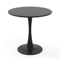 thumbnail image 2 of Resenkos 31.5 Inch Round Dining Table with Anti-Slip PP Ring-Black, Dining Table, Kitchen Bar Height Table and Chairs for Dining Room, Small Space, 2 of 6