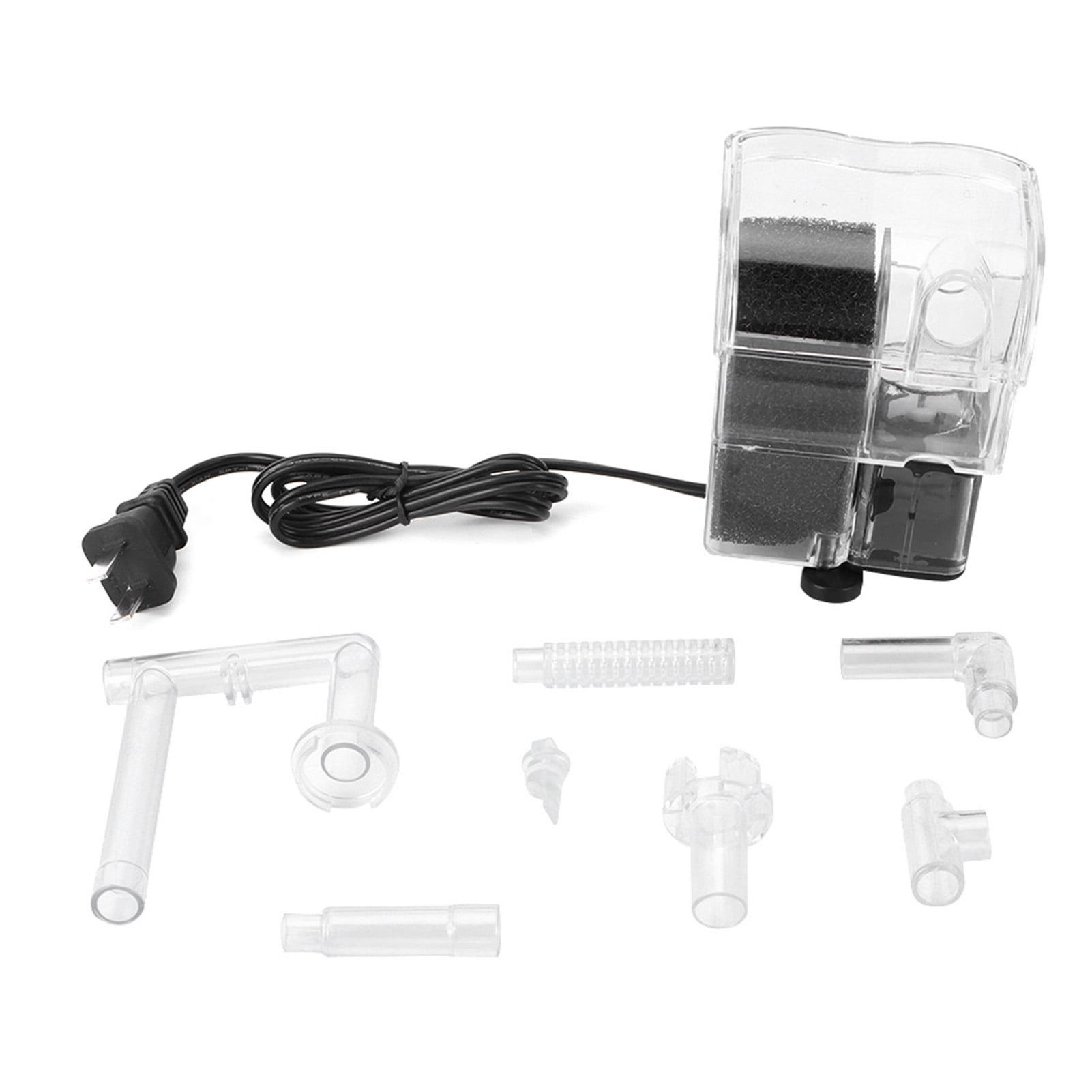 Fish Water Filter 3 In 1 Submersible Pump Waterfall Filter Water For Fish Aquarium CN Plug 220V