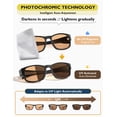 thumbnail image 4 of TINHAO Photochromic Polarized Fit Over Sunglasses UV400 Protection Transition Lenses Over Prescription Glasses for Driving Fishing Golf Cycling Lightweight TR90 Men Women - 3 Colors Available, 4 of 8