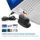 thumbnail image 1 of Lector De Tarjetas Lector de tarjetas inteligentes Rocketek USB 2.0 SIM ATM IC / ID CAC TF Adaptador de lectores de tarjetas, 1 of 5