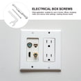thumbnail image 4 of WORGEOUS 21pcs 86 Tipo de interruptor Casseta Reparación de cassette Tornillos de caja eléctrica Varilla de soporte de pared universal Montaje de pared Caja de reparación Herramientas con llave, 4 of 8