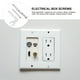 thumbnail image 4 of WORGEOUS 21pcs 86 Tipo de interruptor Casseta Reparación de cassette Tornillos de caja eléctrica Varilla de soporte de pared universal Montaje de pared Caja de reparación Herramientas con llave, 4 of 8