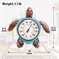 thumbnail image 4 of Turtle Outdoor Wall Mount Weather Thermometer for Patio Yard Garden, 4 of 7