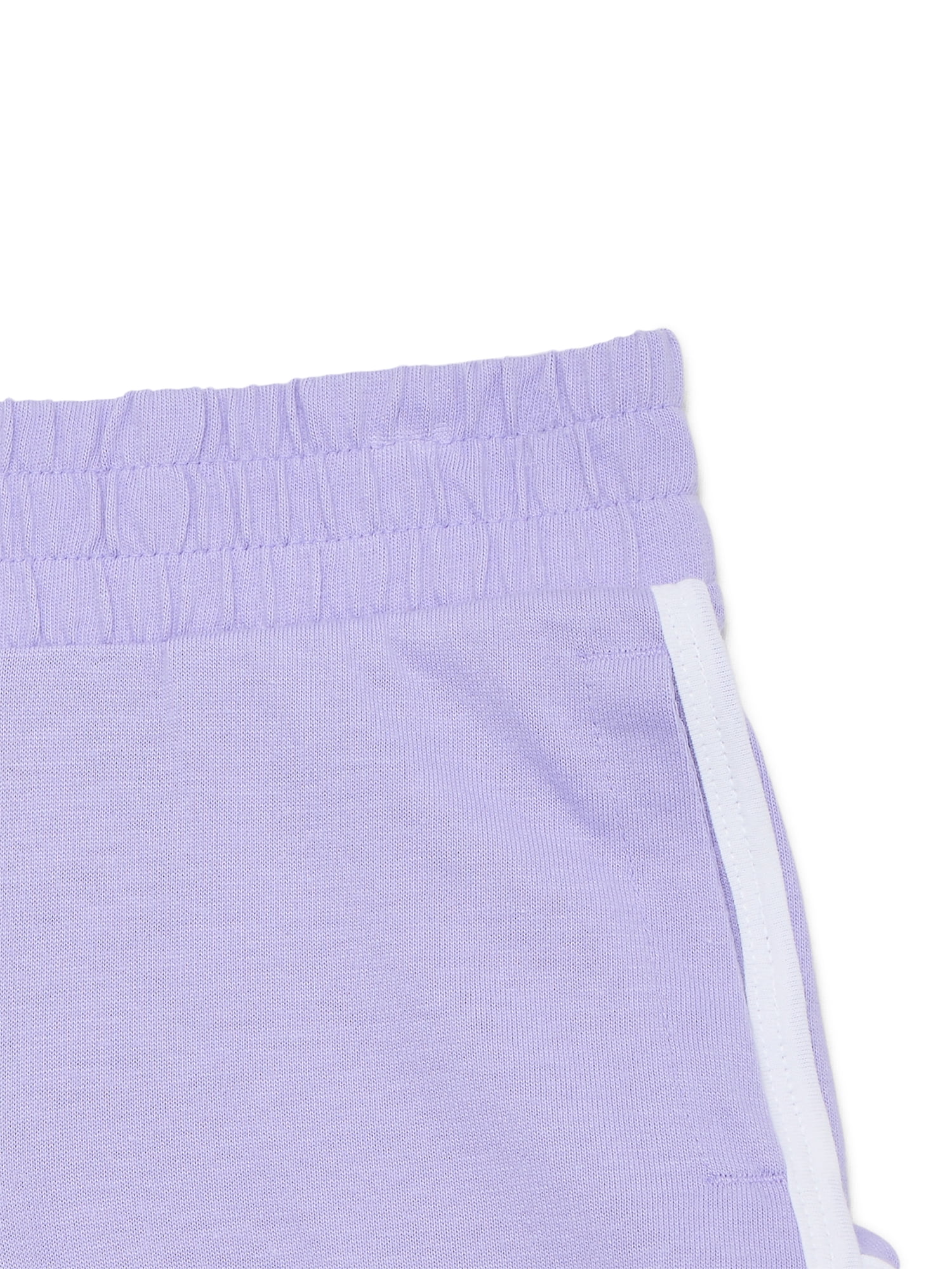 Wonder Nation Girls Dolphin Hem Shorts, Sizes 4-18 & Plus