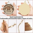 thumbnail image 5 of 3 PCS Christmas Nativity Scene Wooden Hanging Ornament, Beautifully Carved Nativity Commemorate for Fireplace Door Handle Decoration for Family, Friends, Christian, 5 of 6