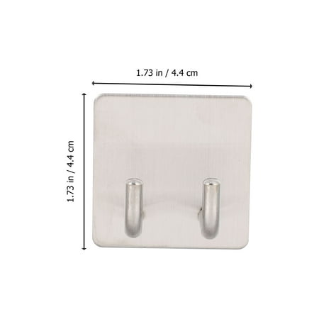 

6pcs Self Stick Hooks Razor Wall Hanging Hooks Durable Key Storage Holder