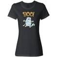 thumbnail image 3 of Inktastic Boo with Mummy Cat Women's T-Shirt, 3 of 5