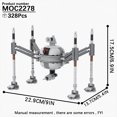 thumbnail image 1 of MOOXI Most Complete Space Wars Droid Spider Bot Sentry Adult Building Block Set MOC Brick Model Kit DIY Diorama Toy For Boy Gift,MOC2278, 1 of 13