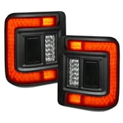 Oracle Light O37-5884504 JL Flush Mount LED Tail Lights Fits select: 2018-2019,2021 JEEP WRANGLER UNLIMITED