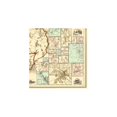 thumbnail image 2 of Historic County Map - Plymouth County Massachusetts - Walling 1857 - Vintage Wall Art, 2 of 4