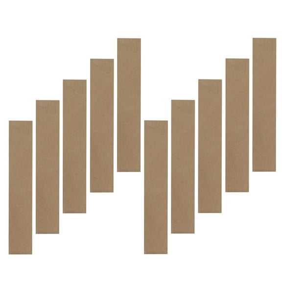 KALLORY 100Pcs Brown Paper Pouches for Chopsticks Storage in BBQ Picnic Travel