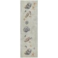 thumbnail image 2 of Addison Rugs Dream Shag Premium Machine Washable Transitional Shell Border Oyster Runner Rug, 2'3" x 7'6", 2 of 8