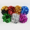 thumbnail image 4 of 1 Pcs Concert Fancy Competition Flower Double hole handle Cheerleading Cheering Ball Club Sport Supplies Cheerleader Pom Poms Dance Party Decorator ROSE, 4 of 9