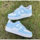 thumbnail image 5 of Custom “LIGHT BLUE” Ni&ke Air Force 1 Triple White Blue, 5 of 5