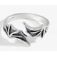 thumbnail image 2 of Anillo ajustable con alas de murciélago. Anillo abierto exquisito. Joyería de moda para hombre y mujer. Anillo abierto ajustable., 2 of 7