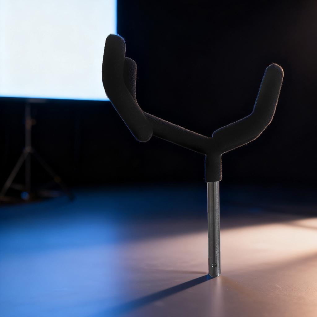 Microphone Boom Rod Arm Stand with Durability Metal Frame and Space Saving Design for Live Streaming Secure Grip Design