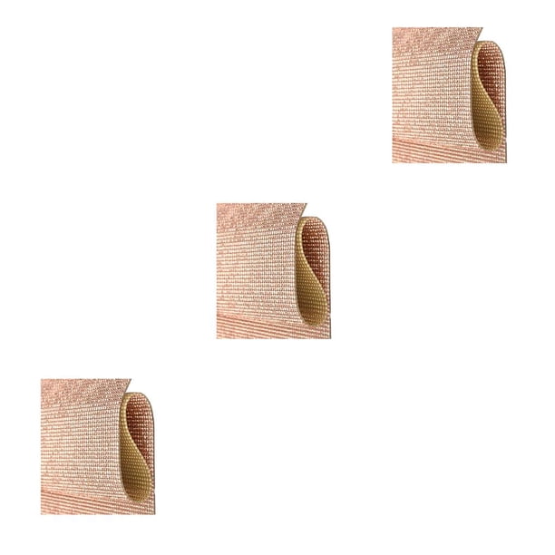 Naiovety Cinta de diamantes de imitación de cristal, accesorios de ropa, pegatina con aspecto brillante, suministros para el hogar, champán, 6 champán 6 pegamento termofusible 3Conjunto