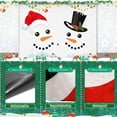 thumbnail image 4 of 22 Pieces Merry Christmas Decorations Garage Door Decor Snowman Magnets Stickers Refrigerator Decal Face Set Reflective Car Magnetic for Xmas Holiday Fridge, 4 of 5