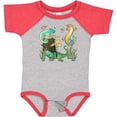 thumbnail image 3 of Inktastic Cute Lizards Hanging out Boys or Girls Baby Bodysuit, 3 of 5