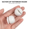 thumbnail image 6 of Bathroom Vanity Cup Toothbrush Holder with Mirror Single Hook Plastic Organizer, 6 of 6