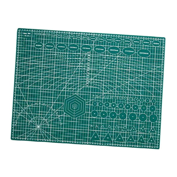 Alfombra de corte, almohadilla de corte, alfombra de costura multipropósito de PVC en cuadrícula, tablero de corte para tela de recortes de recortes