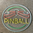 thumbnail image 4 of Handmadetneonsign Pinball Neon Sign, Pinball Game Rooms Wall Art Decor, Pinball Gaming Room Wall Decor, 4 of 5