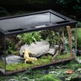 thumbnail image 2 of Decoración de tanque de dragón barbudo reptil reptil de madera estupidora de madera rama de escalada de lagarto, 2 of 6