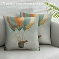 thumbnail image 3 of Orinice Balloons Graphic Decorative Throw Pillow Cover for Home Couch Living Room Bed Sofa, High-Quality, All Year Round Use for Car Couch Bedroom, 1PC 18x18in, 3 of 5