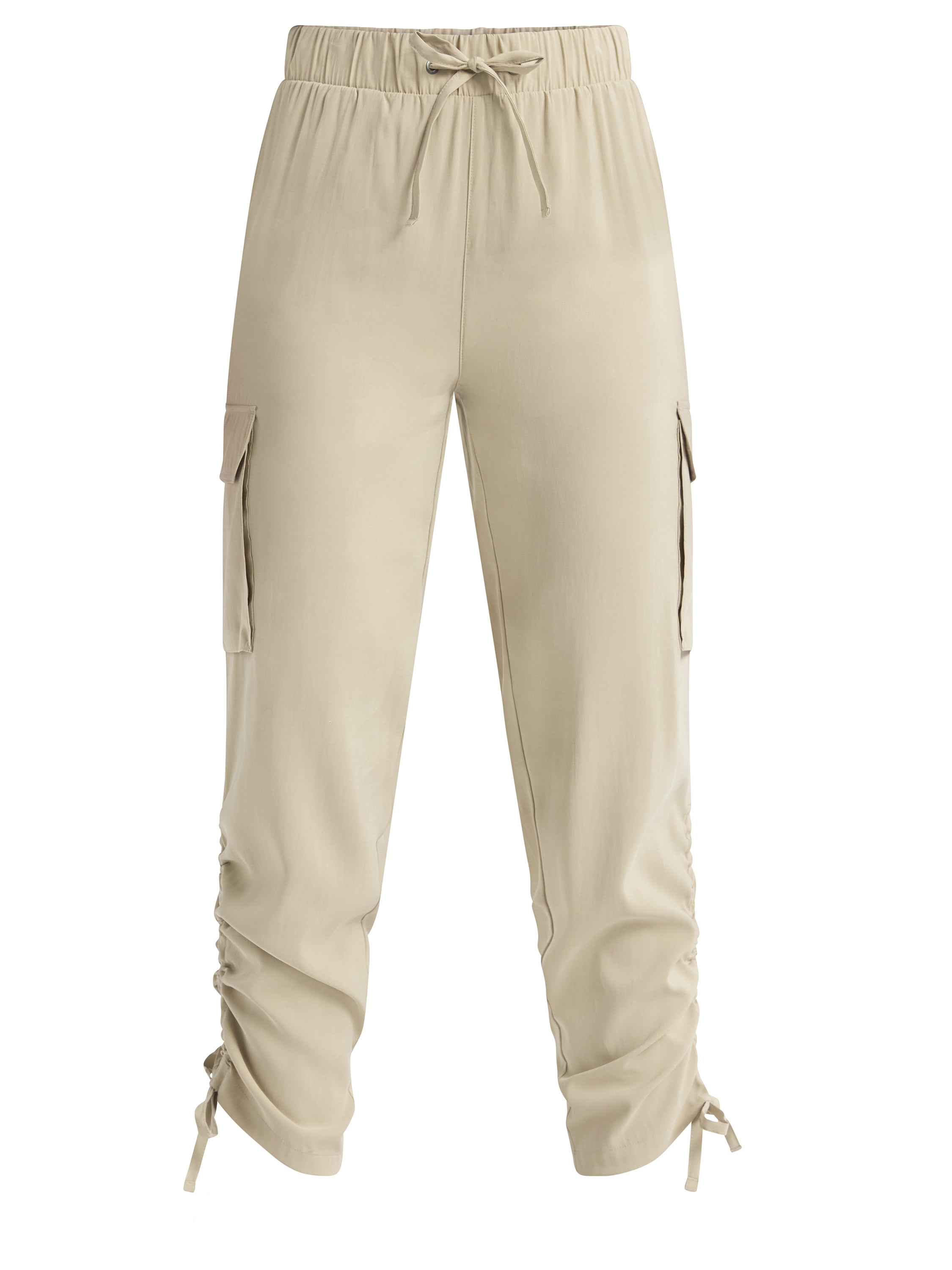 Sofia Jeans Women's Super High Rise Luxe Cargo Pants, 27" Inseam, Sizes XS-XXXL
