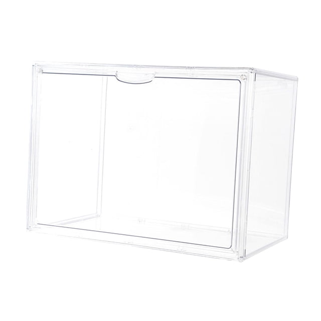 Vitrina transparente perfecl escaparate grande y resistente 36 cm x 22 cm x 27 cm