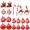 B, variant on 20pcs Christmas Tree Decoration Props Border Christmas Candy Cane Boots Candy Mistletoe Garland Christmas Decorations Miniature Easter Eggs for Chandeliers with Hooks Acrylic Decorations for Home Cat