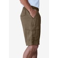 thumbnail image 3 of Boulder Creek By Kingsize Men's Big & Tall  Renegade 9" Full Elastic Waist Cargo Shorts, 3 of 4