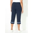 thumbnail image 2 of Catherines Women's Plus Size Anywear Printed Hem Capri, 2 of 5