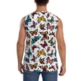 thumbnail image 4 of Daiia Cute Butterfly Printed Men's Tank Tops,Casual Soft Sleeveless Gym Muscle Shirts Bodybuilding Tee-Small, 4 of 8