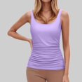 thumbnail image 7 of Tankini Tops for Women V Neck Triangle Swim Bathing Suit Athletic Push Up Swim Tops No Bottom, 7 of 7