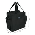 thumbnail image 2 of Unique Bargains Insulated Bag Lunch Bag Reusable Cooler Bag Black, 2 of 6