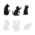 thumbnail image 2 of 6 Pcs Marqueurs de Boisson pour Chat Charmes de Vin pour Chat en Silicone, 2 of 6
