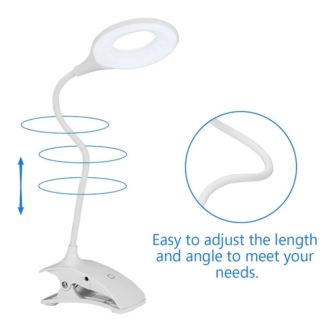 LED Light,Rechargeable Clip on Clamp Clipon LED Lamp LED Lamp Eco-Friendly Materials