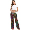 thumbnail image 6 of GZHJMY Women's Pajama Pants Colorful Flowers Design Comfy Stretch Sleepwear Essentials womens Lightweight Lounge Terry Pajama Pant, X-Small, 6 of 7