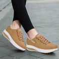 thumbnail image 3 of Oyedens Platform Walking Shoe for Women Casual Wedge Low Top Fashion Sneaker Running Shoes, 3 of 7