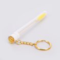 thumbnail image 1 of Aplicador de varita de máscara de cejas para extensiones de pestañas, pinceles de maquillaje con llavero, cepillo de pestañas desechable con brillo con tubo Gao Jinjia LED, 1 of 2