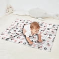 thumbnail image 2 of White Cow Heart Pattern Blanket,Comfortable Soft Flannel Throw Blanket,All Season,Warm Lightweight Blankets for Sofa Bed Couch Living Room Chair,30"x40", 2 of 4